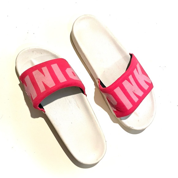 Pink Victoria's Secret flip flops. Size 7. - Picture 2 of 4